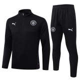2025-26 Man City Black Half Pull Tracksuit #B25133(半拉链)
