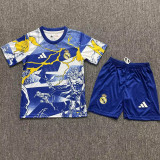 2025-26 RMA Blue White Joint Edition Kids Training 蓝白(漫威)