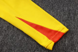 2025-26 Brazil Yellow Half Pull Tracksuit #B25134(半拉链)