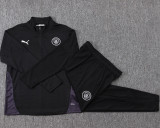2025-26 Man City Black Half Pull Tracksuit #B25133(半拉链)