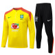2025-26 Brazil Yellow Half Pull Tracksuit #B25134(半拉链)