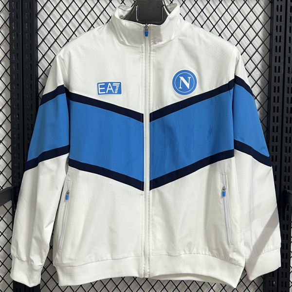 2025-26 Napoli White Windbreaker