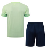 2025-26 Man City Light green Training Short Suit #D25268