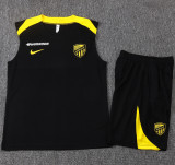 2025-26 Ittihad Black Tank top and shorts suit #D25248