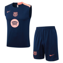 2025-26 BAR Royal blue Tank top and shorts suit #D25258