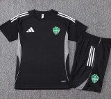 2025-26 Al-Ahli Saudi Black Training Short Suit #D25257