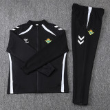 2025-26 Real Betis Black Jacket Tracksuit