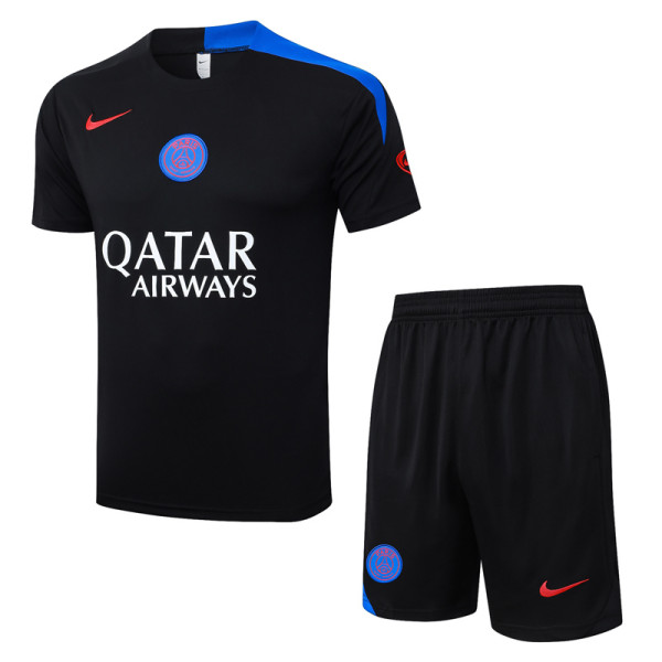 2025-26 PSG Black Training Short Suit #D25255