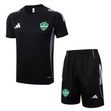 2025-26 Al-Ahli Saudi Black Training Short Suit #D25257