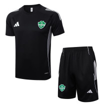 2025-26 Al-Ahli Saudi Black Training Short Suit #D25257