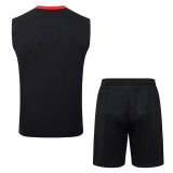2025-26 ACM Black Tank top and shorts suit #D25249