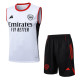 2025-26 ARS White Tank top and shorts suit #D25238