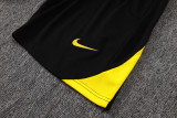 2025-26 Ittihad Black Tank top and shorts suit #D25248
