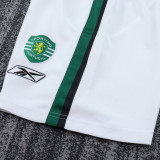 2003-2004 Sporting Lisbon Home Kids Retro Soccer Jersey