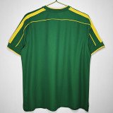 1998 Brazil Green GoalKeeper Retro Soccer Jersey