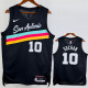 2025-26 SA Spurs SOCHAN #10 Black City Edition Top Quality Hot Pressing NBA Jersey (V领）