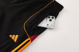 2025-26 Roma Black Hoodie Tracksuit (卫衣套装)