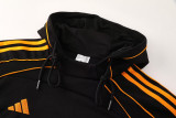 2025-26 Roma Black Hoodie Tracksuit (卫衣套装)