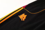 2025-26 Roma Black Hoodie Tracksuit (卫衣套装)