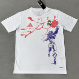 2025-26 RMA White Joint Edition Training Shirts (漫威)