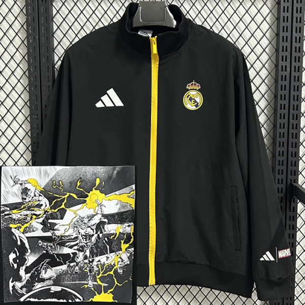 2025-26 RMA Black Windbreaker
