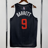 2025-26 Raptors BARRETT #9 Black City Edition Top Quality Hot Pressing NBA Jersey