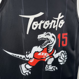 2025-26 Raptors CARTER #15 Black City Edition Top Quality Hot Pressing NBA Jersey