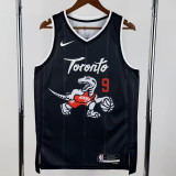 2025-26 Raptors BARRETT #9 Black City Edition Top Quality Hot Pressing NBA Jersey