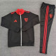 2025-26 Sevilla Black Jacket Tracksuit
