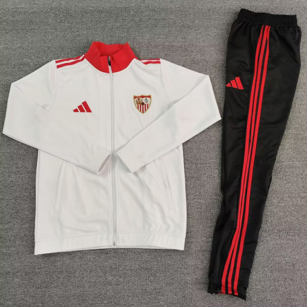 2025-26 Sevilla White Jacket Tracksuit