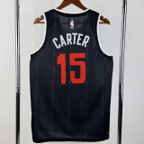 2025-26 Raptors CARTER #15 Black City Edition Top Quality Hot Pressing NBA Jersey