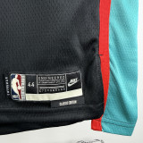 2025-26 Grizzlies MORANT #12 Black Retro Top Quality Hot Pressing NBA Jersey