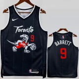 2025-26 Raptors BARRETT #9 Black City Edition Top Quality Hot Pressing NBA Jersey