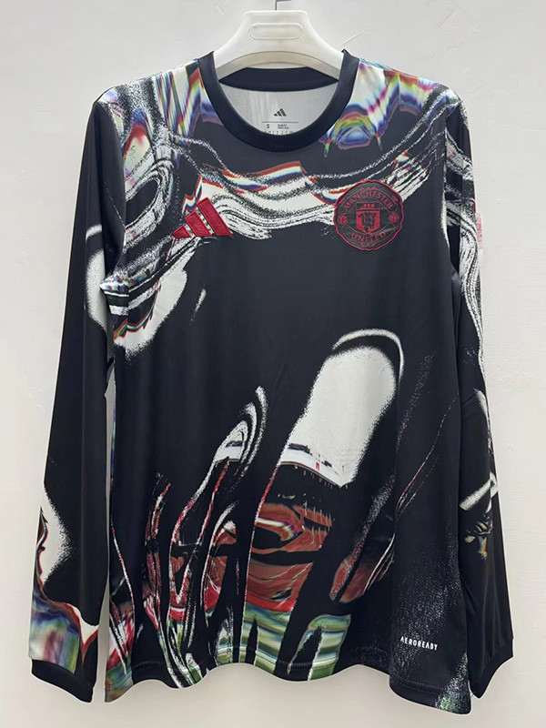 2025-26 Man Utd Black Special Edition Long Sleeve Training (长袖)