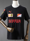 2025-26 F1 Ferrari Black Casual T-Shirts Racing Suit (圆领)