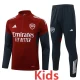 2025-26 ARS Jujube red Kids Half Pull Tracksuit #E25195(童装)(半拉链)