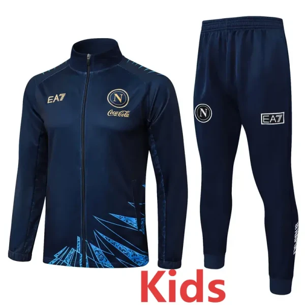 2025-26 Napoli Royal blue Kids Jacket Tracksuit #E25201(童装)
