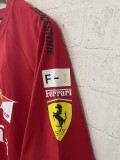 2025-26 F1 Ferrari Red Casual T-Shirts Racing Suit (圆领)