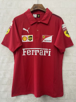 2025-26 F1 Ferrari Red Casual Polo Racing Suit (有领)