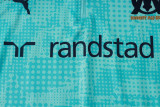 2025-26 Marseille Lake blue Kids Half Pull Tracksuit #E25194(童装)(半拉链)
