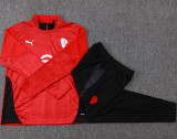 2025-26 ACM Red Kids Half Pull Tracksuit #E25205(童装)(半拉链)
