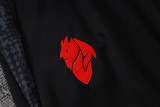 2025-26 ACM Black Kids Half Pull Tracksuit #E25198(童装)(半拉链)