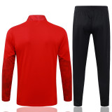 2025-26 ACM Red Kids Half Pull Tracksuit #E25205(童装)(半拉链)