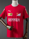 2025-26 F1 Ferrari Red Casual T-Shirts Racing Suit (圆领)