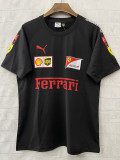 2025-26 F1 Ferrari Black Casual T-Shirts Racing Suit (圆领)