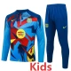 2025-26 BAR Light blue Kids Half Pull Tracksuit #E25202(童装)(半拉链)
