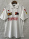 2025-26 F1 Ferrari White Casual Polo Racing Suit (有领)