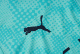 2025-26 Marseille Lake blue Kids Half Pull Tracksuit #E25194(童装)(半拉链)