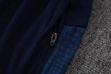 2025-26 Marseille Royal blue Kids Half Pull Tracksuit #E25197(童装)(半拉链)