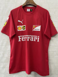 2025-26 F1 Ferrari Red Casual T-Shirts Racing Suit (圆领)
